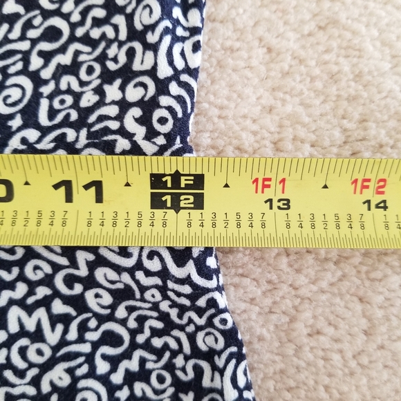 Reformation Fairfax Blue And White Doodle Mini Dress Size 2 - Picture 16 of 16